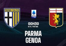 Nhận định Parma vs Genoa, 00h30 ngày 05/11 Nhận định Parma vs Genoa 00h30 ngày 5/11 (Serie A 2024/25)