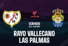 Nhận định Vallecano vs Las Palmas, 03h00 ngày 09/11 Nhận định Rayo Vallecano vs Las Palmas (3h00 ngày 9/11)