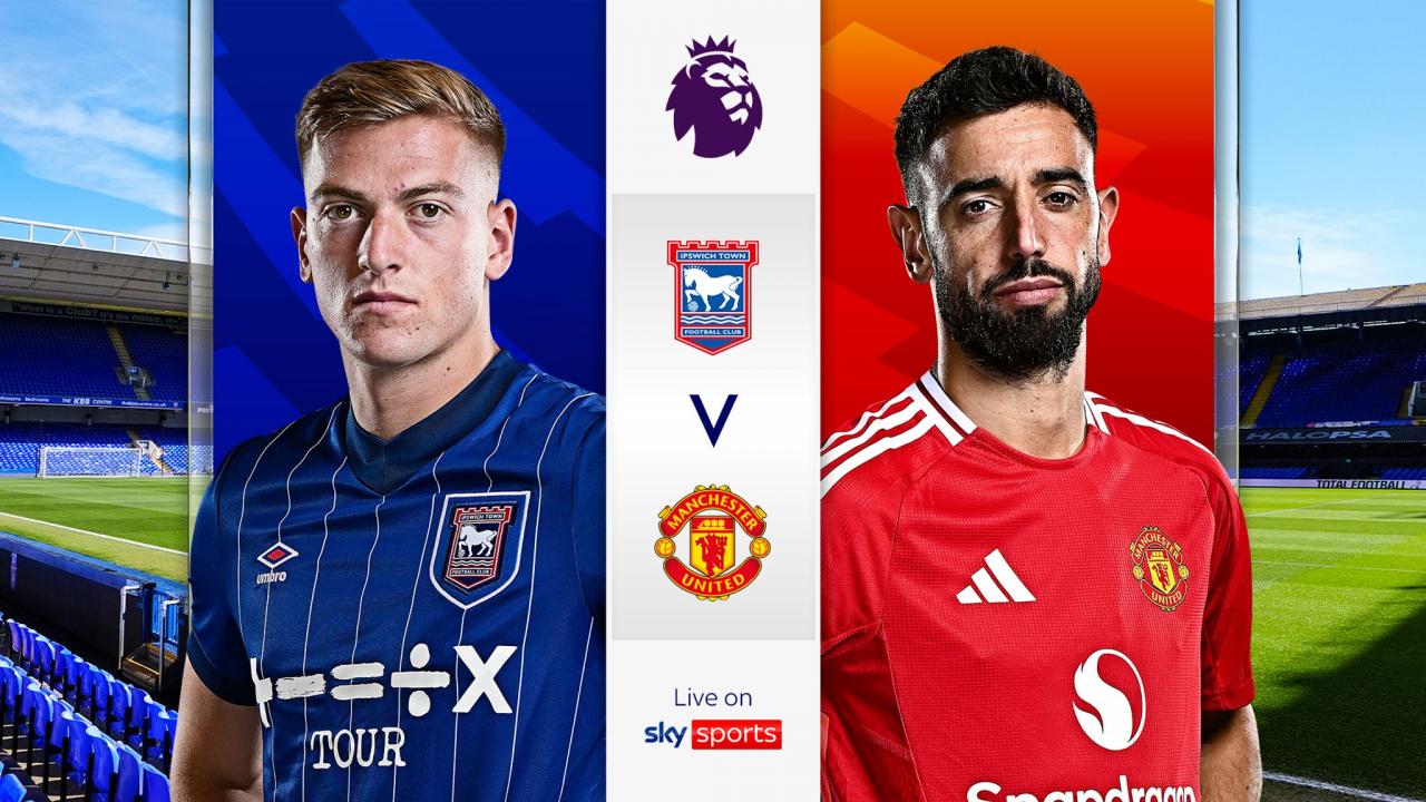 Ipswich vs Man United LIVE! Premier League match updates, news, score, stream and highlights | Football News | Sky Sports