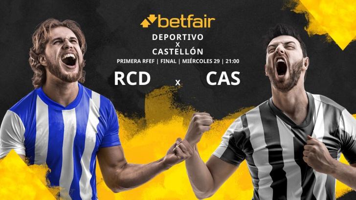 RC Deportivo vs. CD Castellón: horario, TV, estadísticas, clasificación y  pronósticos