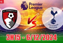 Nhận định Bournemouth vs Tottenham, 03h15 ngày 06/12 Soi tỷ lệ, nhận định AFC Bournemouth vs Tottenham Hotspur (3h15, 6/12) vòng 14 Ngoại hạng Anh: Chủ nhà "ghi điểm"