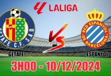 Soi tỷ lệ, nhận định Getafe vs Espanyol (3h00, 10/12) vòng 16 La Liga: Từ 2  bàn trở xuống