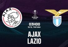 Nhận định Ajax vs Lazio, 03h00 ngày 13/12 Nhận định bóng đá Ajax vs Lazio Cúp C2: Căng thẳng tột độ