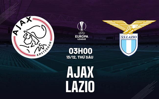 Nhận định bóng đá Ajax vs Lazio Cúp C2: Căng thẳng tột độ