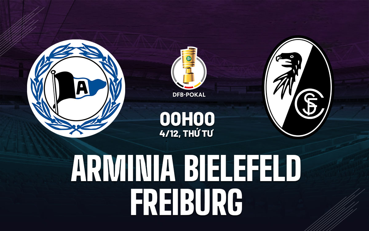Nhận định bóng đá Arminia Bielefeld vs Freiburg Cúp QG Đức