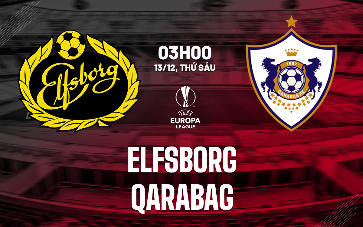 Nhận định bóng đá Elfsborg vs Qarabag Europa League hôm nay