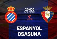 Nhận định Espanyol vs Osasuna, 20h00 ngày 14/12 Nhận định bóng đá Espanyol vs Osasuna La Liga hôm nay