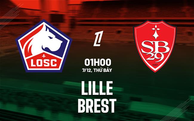 Nhận định bóng đá Lille vs Brest VĐQG Pháp Ligue 1 đêm nay