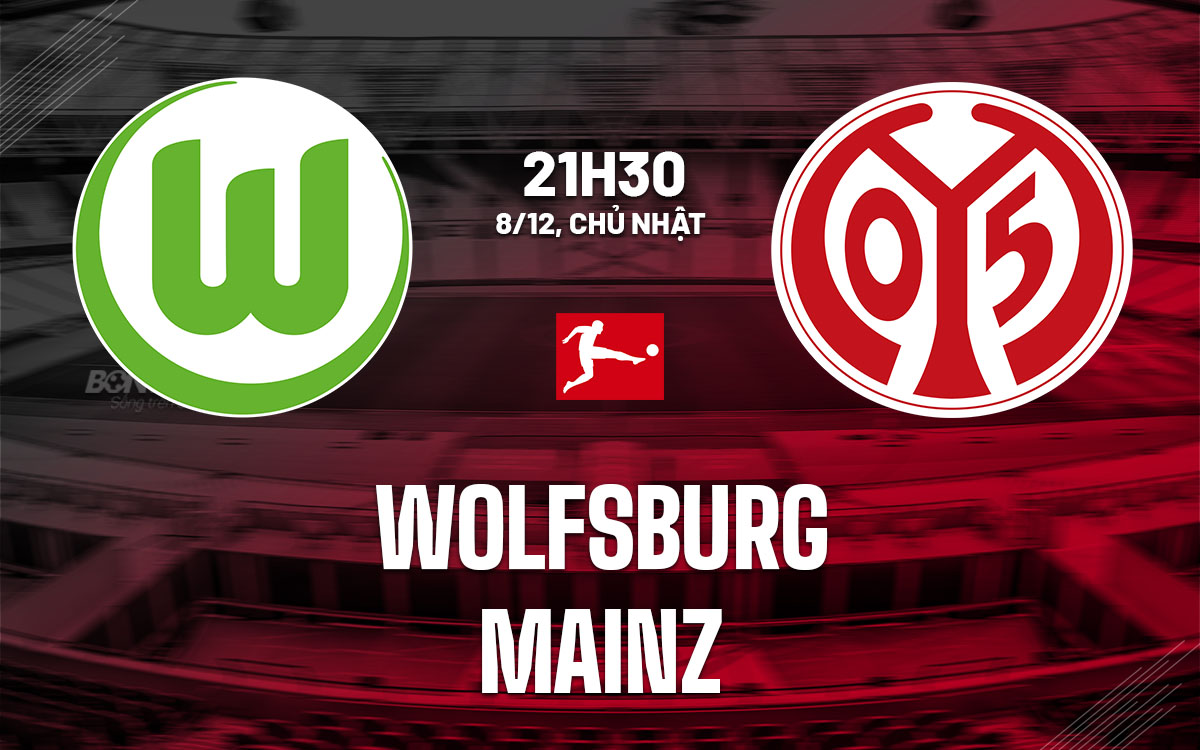 Nhận định bóng đá Wolfsburg vs Mainz VĐQG Đức hôm nay