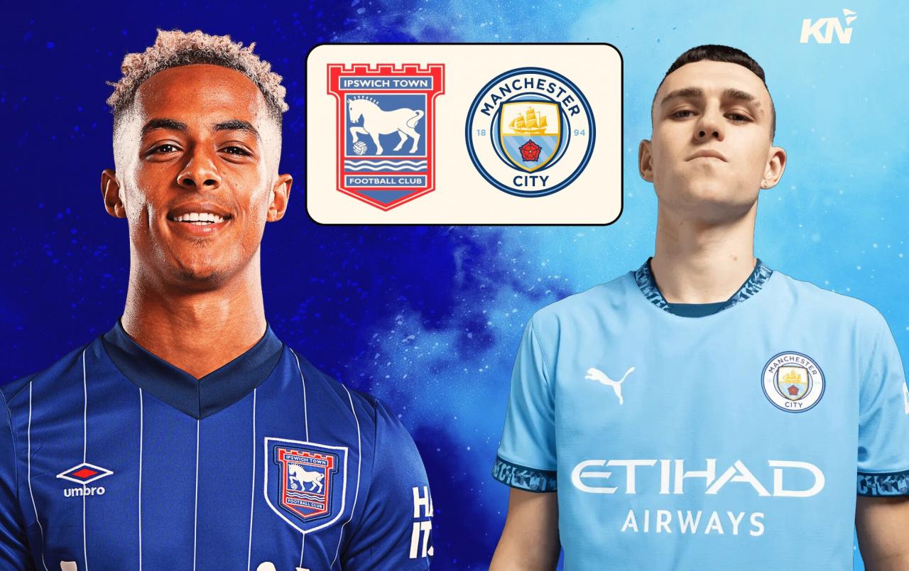 Ipswich Town vs Manchester City Prediction, lineups, betting tips & odds