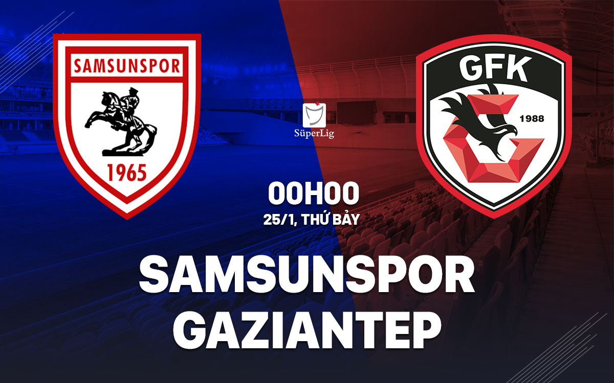 Nhận định bóng đá Samsunspor vs Gaziantep VĐQG Thổ Nhĩ Kỳ