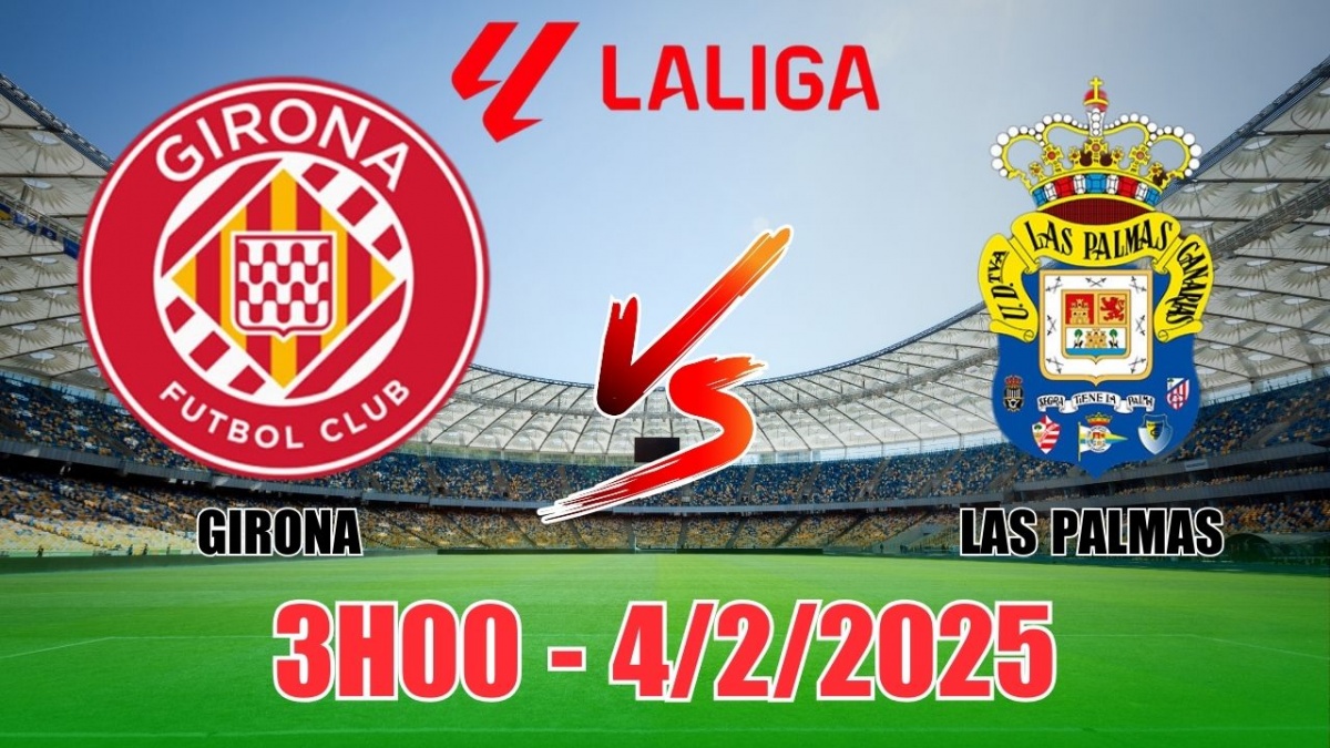 Nhận định Girona vs Las Palmas (3h00, 4/2) bóng đá La Liga 2025: Bùng nổ  bàn thắng