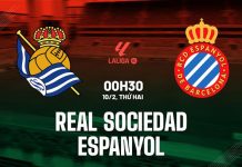 Nhận định Real Sociedad vs Espanyol, 00h30 ngày 10/02/2025 VĐQG Tây Ban Nha Nhận định bóng đá Sociedad vs Espanyol La Liga hôm nay