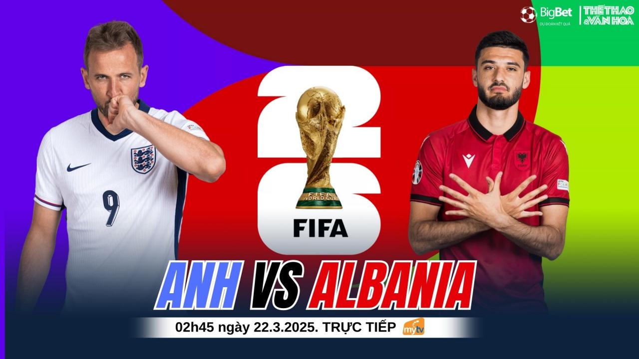 Nhận định, soi tỷ lệ Anh vs Albania 2h45 hôm nay 22/3, Nations League