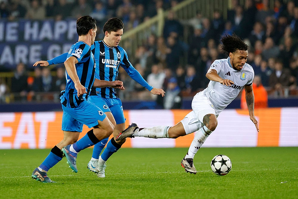 Club Brugge vs Aston Villa Photos, Champions League: Tyrone Mings' Mistake  Helps Club Brugge Beat Aston Villa 1-0 - In Pics