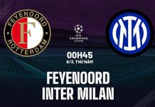 Nhận định Feyenoord vs Inter Milan, 00h45 ngày 06/03 Nhận định bóng đá Feyenoord vs Inter Milan Cúp C1 hôm nay