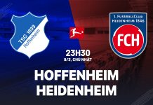 Nhận định Hoffenheim vs Heidenheim, 23h30 ngày 09/03 Nhận định bóng đá Hoffenheim vs Heidenheim VĐQG Đức hôm nay