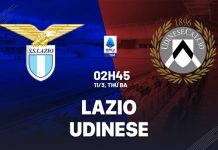 Nhận định Lazio vs Udinese, 02h45 ngày 11/03 Nhận định Lazio vs Udinese (02h45 ngày 11/3) - Serie A