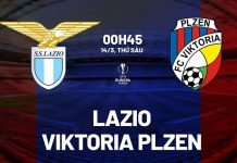 Nhận định Lazio vs Viktoria Plzen (00h45 ngày 14/3)