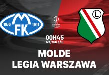 Nhận định Molde vs Legia Warszawa, 00h45 ngày 07/03 Nhận định bóng đá Molde vs Legia Warszawa Cúp C3 hôm nay