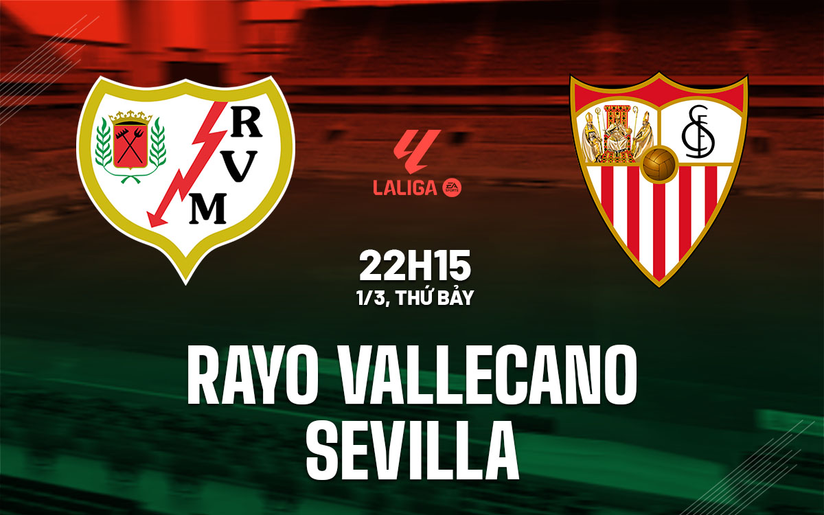 Nhận định bóng đá Rayo Vallecano vs Sevilla La Liga hôm nay