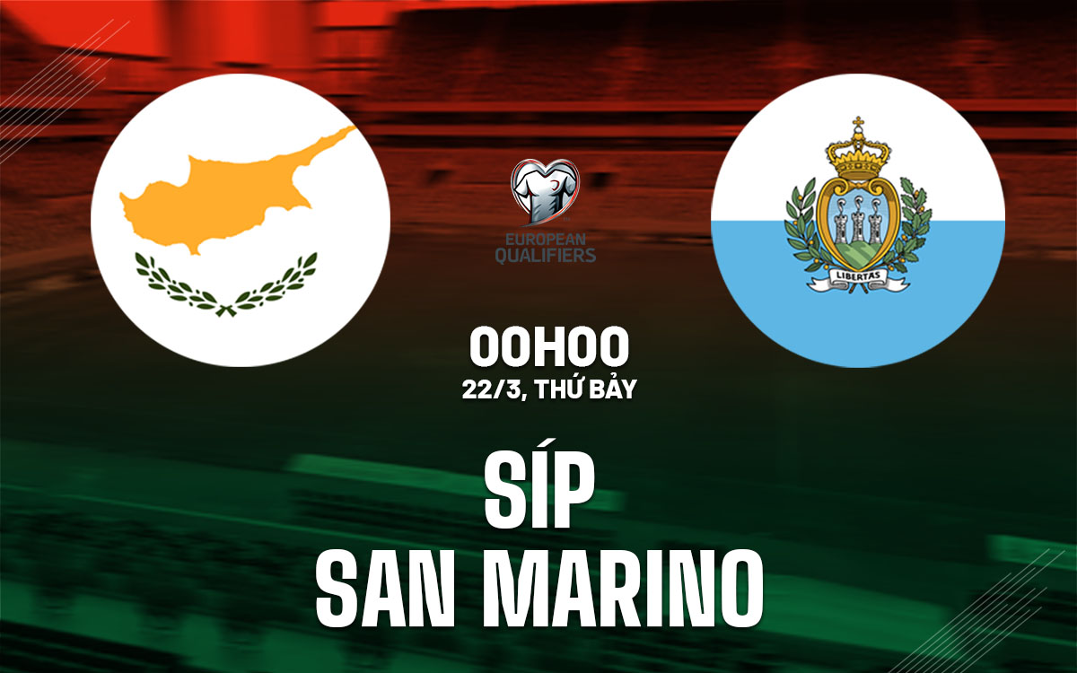 Nhận định bóng đá Síp vs San Marino Vòng loại World Cup 2026