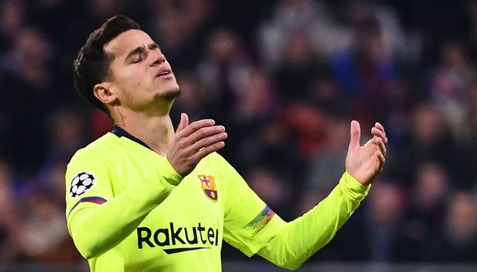 Coutinho mất hút khi sang Barca