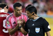 Trọng tài Alireza Faghani dường như nương tay với cầu thủ Inter Miami