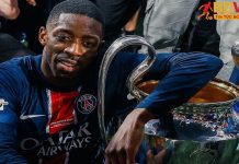 Dembele chạm một tay vào danh hiệu Quả bóng vàng