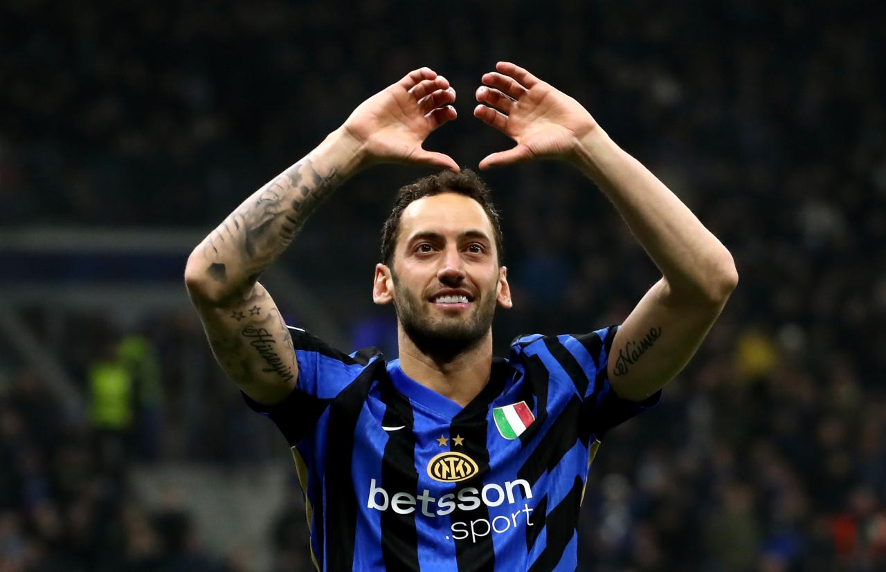 Hakan Calhanoglu on Milan 1-1 Inter: "It was just the first half"