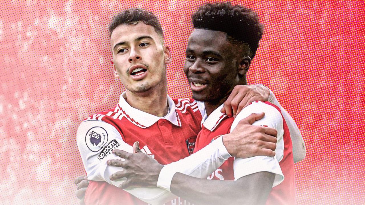 Gabriel Martinelli and Bukayo Saka have become one-on-one specialists at  Arsenal thanks to Mikel Arteta's tactics | Football News | Sky Sports