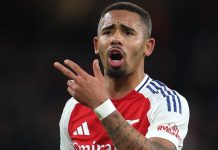 Gabriel Jesus trở lại Chiều sâu đội hình là vấn đề của Arsenal.