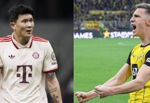 Top 5 trung vệ xuất sắc nhất Bundesliga Kim Min-jae không góp mặt trong top 5, còn Nico Schlotterbeck vươn lên trở thành trung vệ hay nhất Bundesliga, theo Kicker.