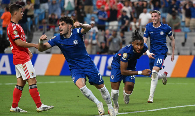 Chelsea overcome Club World Cup weather delay, set up Palmeiras  quarter-final | Arab News