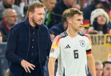 Joshua Kimmich bình luận về vai trò của HLV Julian Nagelsmann tại tuyển Đức DFB-Team: Nagelsmann baut auf Kimmich als Rechtsverteidiger - kicker