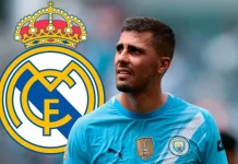 Real Madrid sẵn sàng đưa ra lời đề nghị 100 triệu bảng để chiêu mộ tiền vệ Rodri
