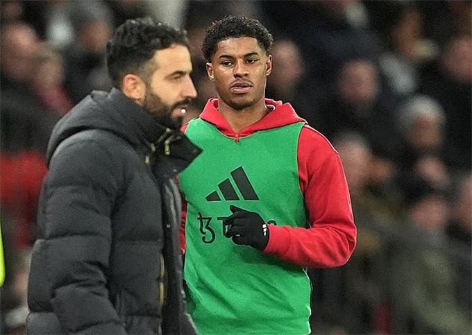 Mối quan hệ giữa Amorim và Rashford không thể hàn gắn
