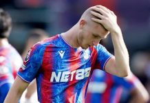 Crystal Palace trước nguy cơ mất suất dự Europa League mùa tới Crystal Palace đứng trước nguy cơ mất suất dự Europa League mùa tới