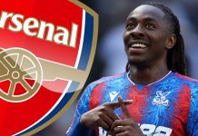 Eberechi Eze mục tiêu quan trọng trong kỳ chuyển nhượng hè 2025 Arsenal