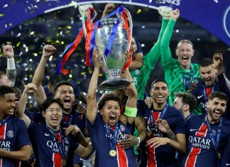 PSG dẫn đầu doanh thu Champions League mùa trước