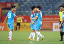 Dàn sao tuyển Việt Nam bị loại đáng tiếc Những nỗ lực của Hoàng Văn Toản và các đồng đội là không đủ đưa CAND Việt Nam I vào bán kết