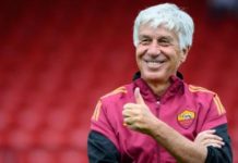 HLV Gian Piero Gasperini được tin yêu ở Roma HLV Gian Piero Gasperini được tin yêu ở Roma.