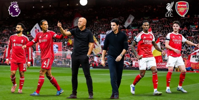 Liverpool vs Arsenal: Sức ép ở Anfield; Màn đọ sức của 2 ƯCV tranh ngôi  vương nước Anh