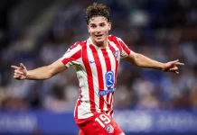 Alvarez có bàn đầu tiên ở mùa giải mới