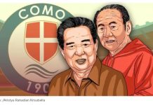 Como 1907 thành công nhờ bàn tay của 2 tỷ phú Indonesia Tranh vẽ 2 tỷ phú Indonesia: Robert Budi và Michael Hartono