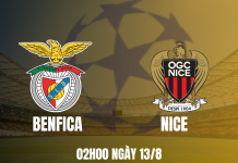 Soi kèo Benfica vs Nice, 02h00 ngày 13/8 Nhận định trận đấu Benfica vs Nice: “Đại bàng” tung cánh bay cao