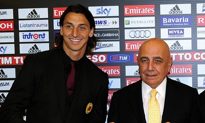 Ibrahimovic rất muốn tái hợp Galliano tại Milan