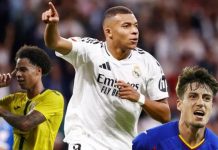 Kylian Mbappe đang đua Pichichi với hai cái tên lạ hoắc Tajon Buchanan và Adrian Liso Kylian Mbappe đang đua Pichichi với hai cái tên lạ hoắc Tajon Buchanan và Adrian Liso.