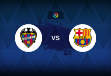 Soi kèo Levante vs Barca, 02h30 ngày 24/8 Levante v Barcelona - Line-ups, stats and preview