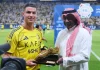 Ronaldo nhận giải Chiếc giày vàng SPL 2024/25